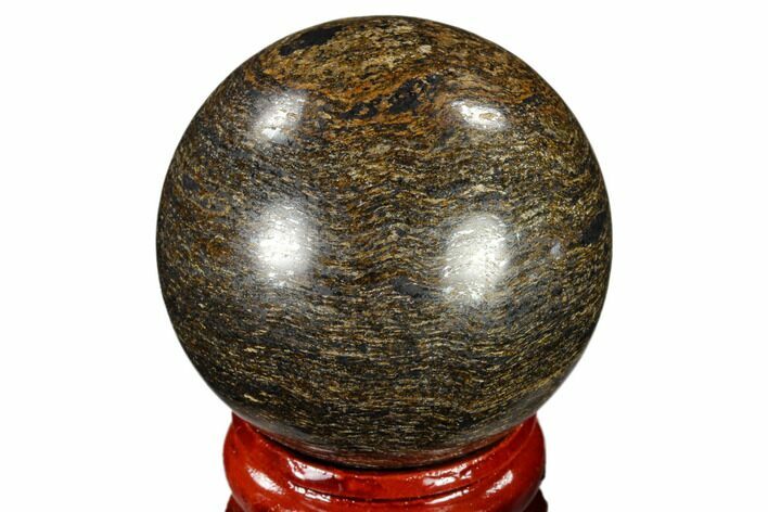 Polished Bronzite Sphere - Brazil #115980